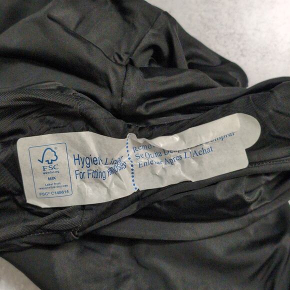 Andie Asbury Eco Nylon One Piece Black Adjustable Criss Cross Back L New - Picture 5 of 10